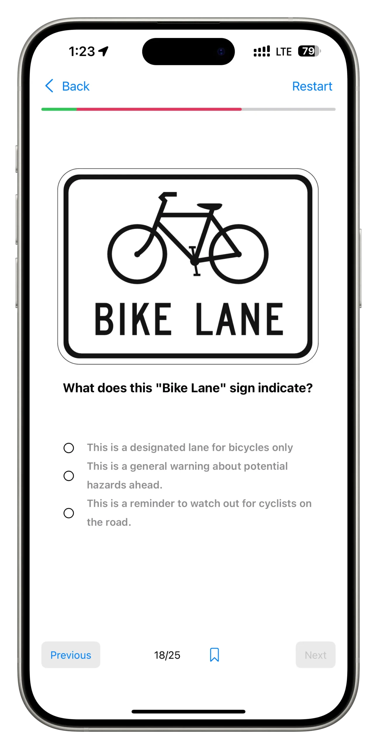 DMV CA app screen